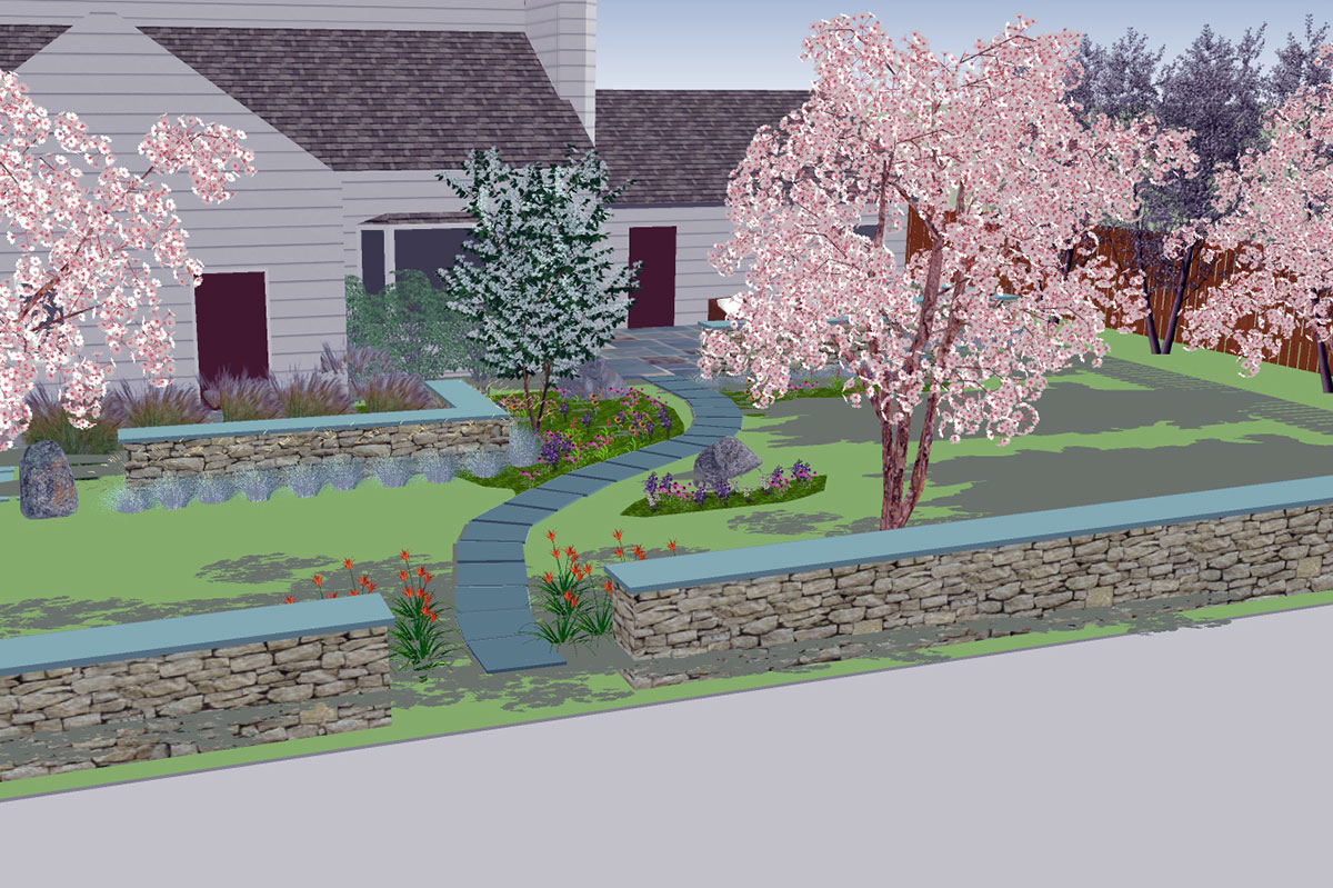Landscape Design 3D Model Sullivan County NY